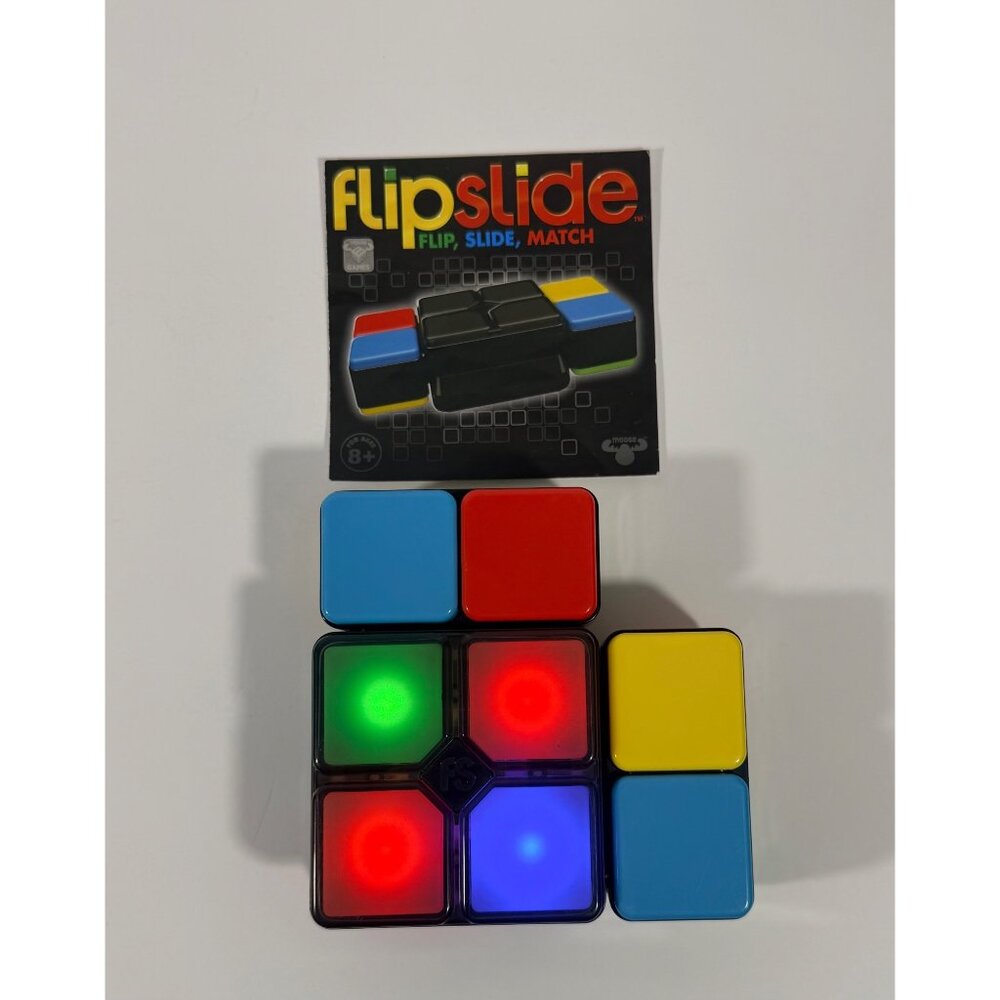 FlipSlide Electronic Handheld Matching Puzzle Game For Ages 8+ Multiplayer